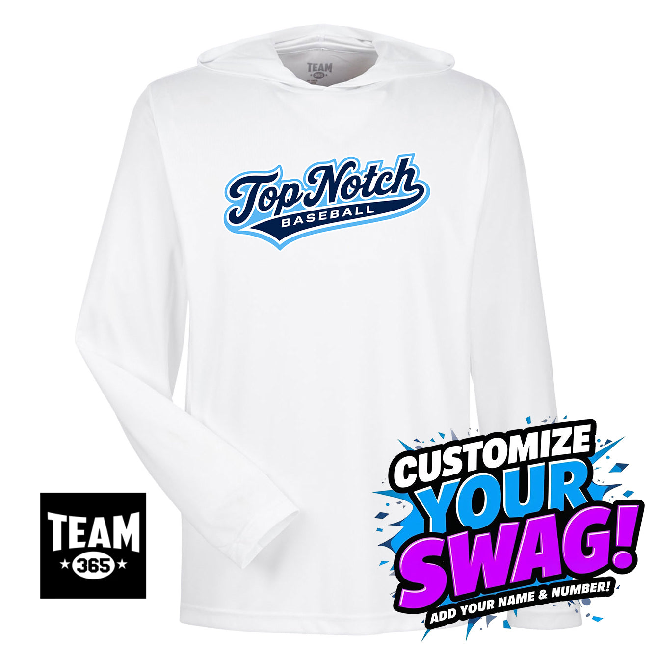 Team 365 Youth & Men's Zone Performance Hoodie - Top Notch Baseball