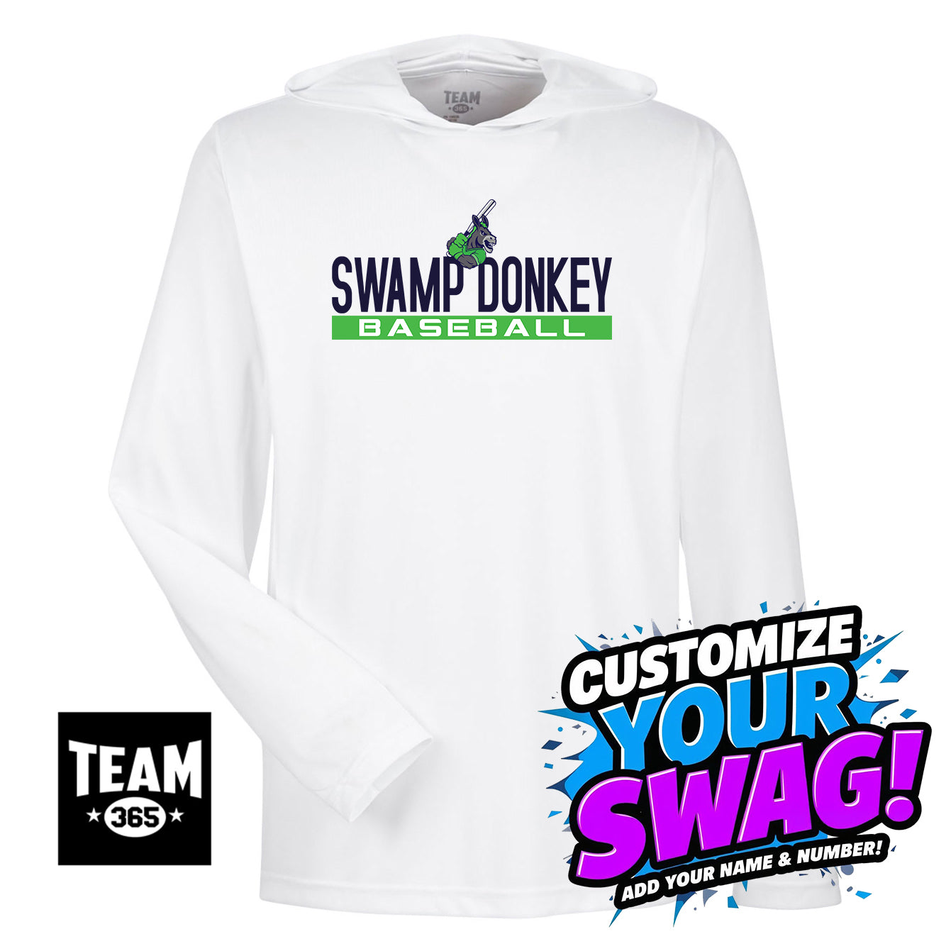 Team 365 Youth & Men's Zone Performance Hoodie - OBP Swamp Donkeys