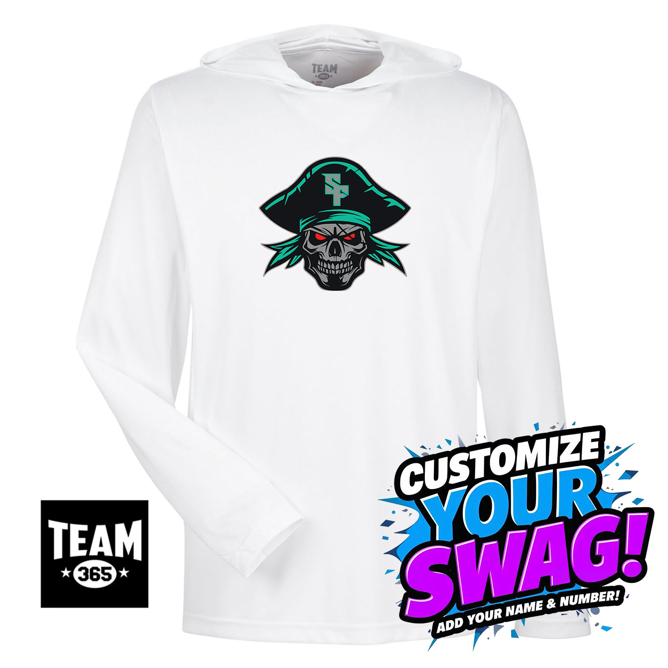 Team 365 Youth & Men's Zone Performance Hoodie - South Florida Pirates