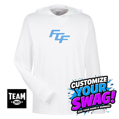 Team 365 Youth & Men's Zone Performance Hoodie - FCF Flight Baseball Blue