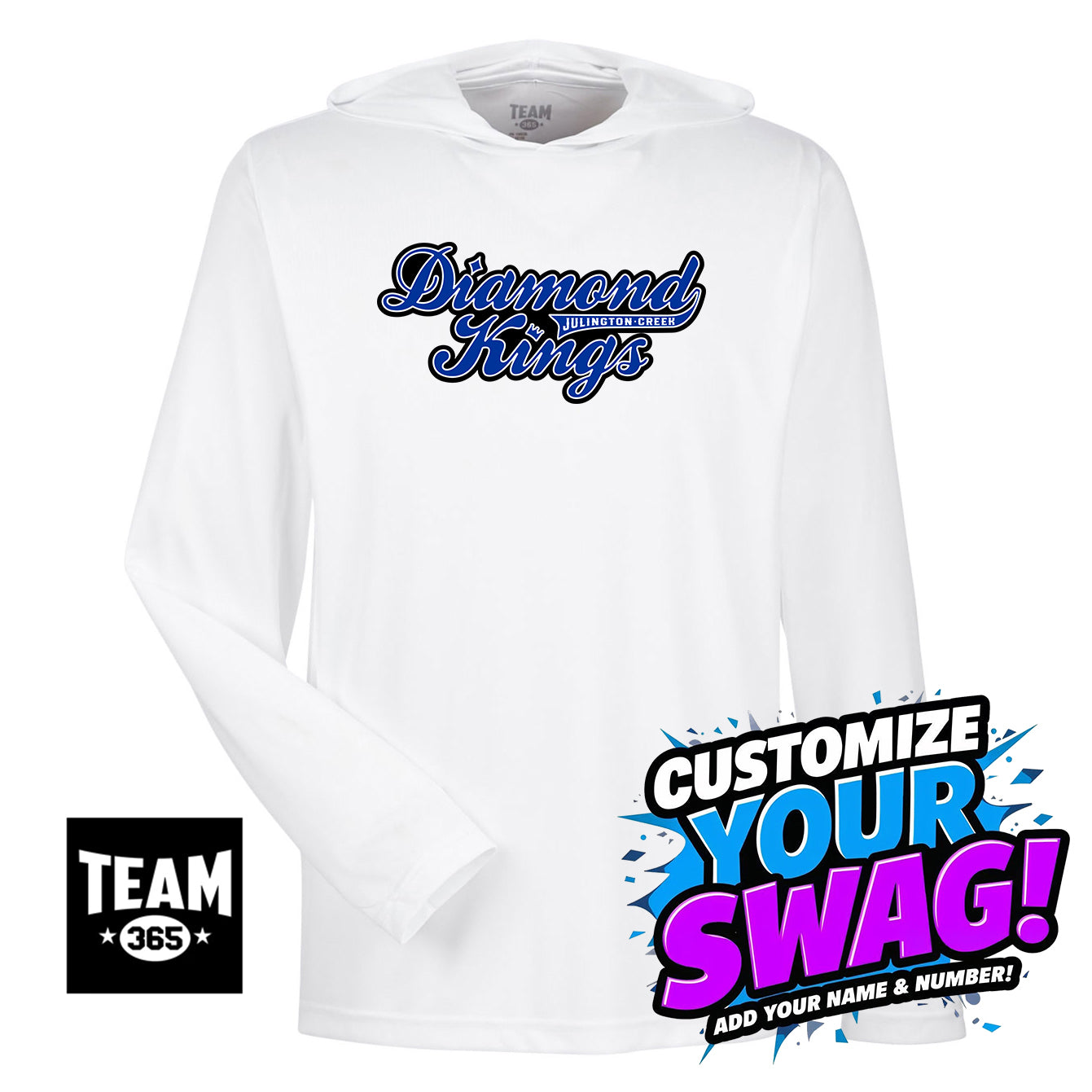 Team 365 Youth & Men's Zone Performance Hoodie - JCB Diamond Kings Baseball