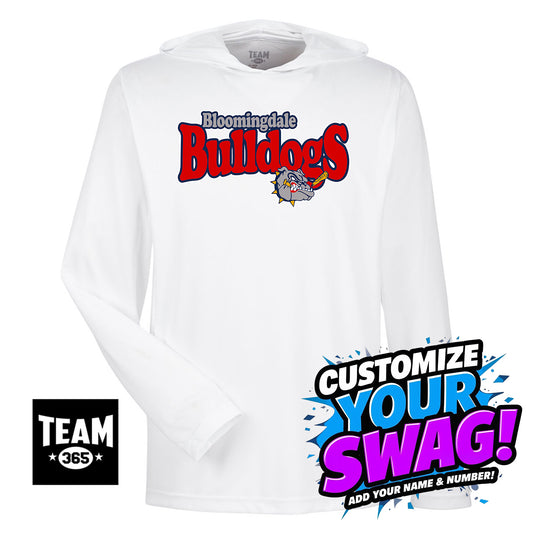 Team 365 Youth & Men's Zone Performance Hoodie - Bloomingdale Bulldogs Baseball