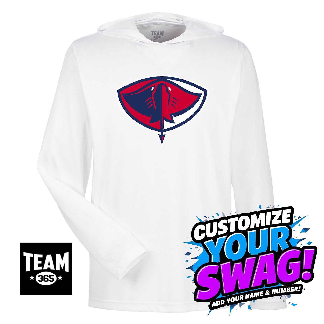 Team 365 Youth & Men's Zone Performance Hoodie - Pasco Stingers Baseball