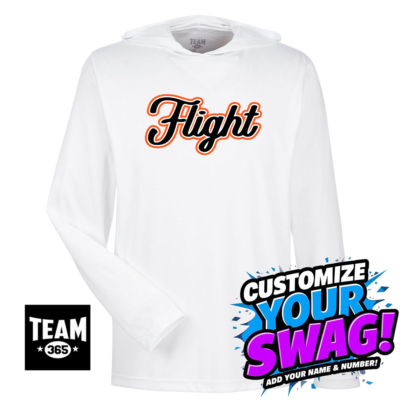 Team 365 Youth & Men's Zone Performance Hoodie - FCF Flight Baseball
