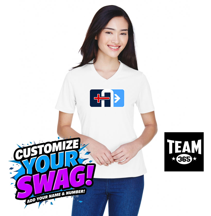 Team 365 TT11W Women's Zone Performance T-Shirt - Arrows Baseball