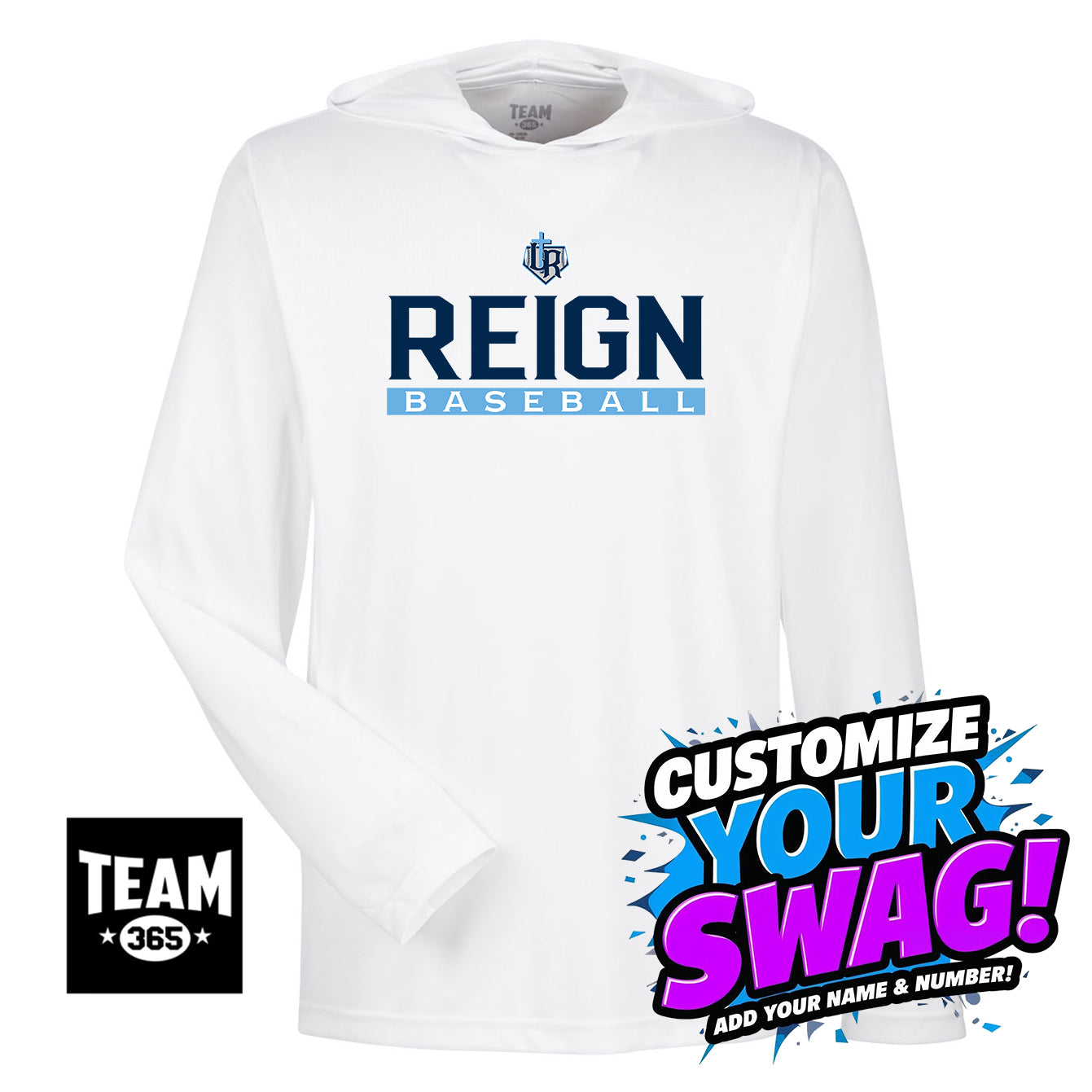 Team 365 Youth & Men's Zone Performance Hoodie - Reign Baseball