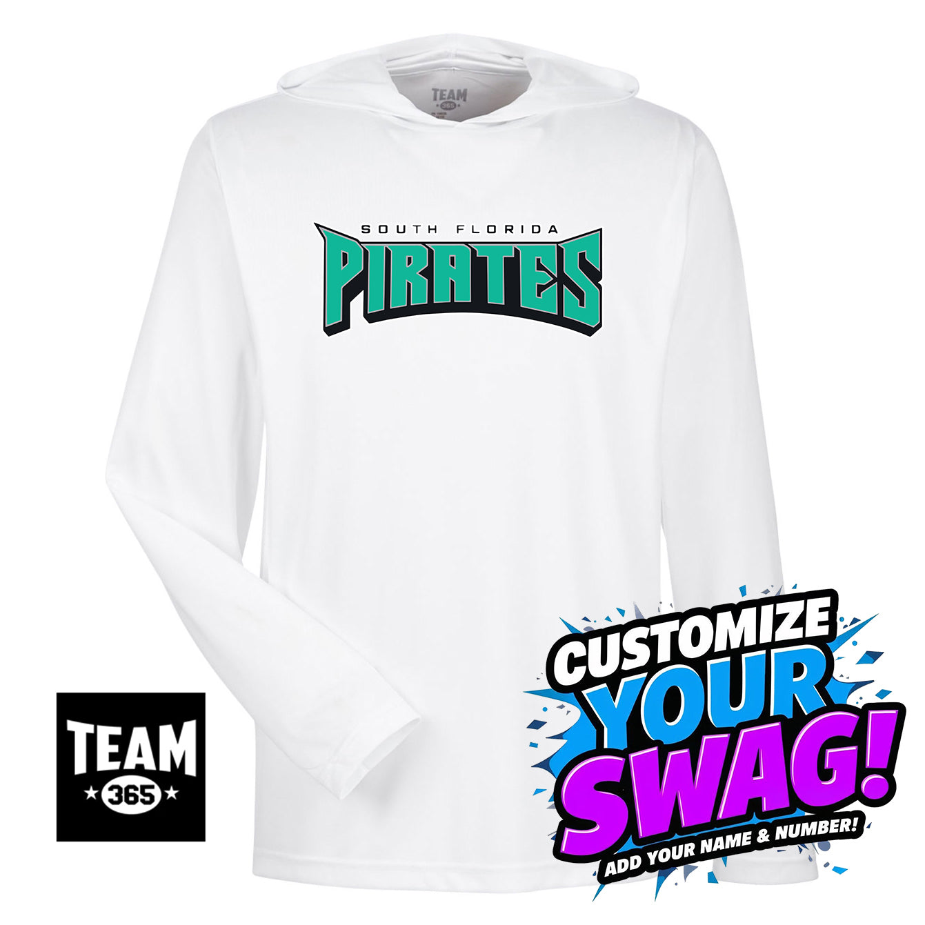 Team 365 Youth & Men's Zone Performance Hoodie - South Florida Pirates