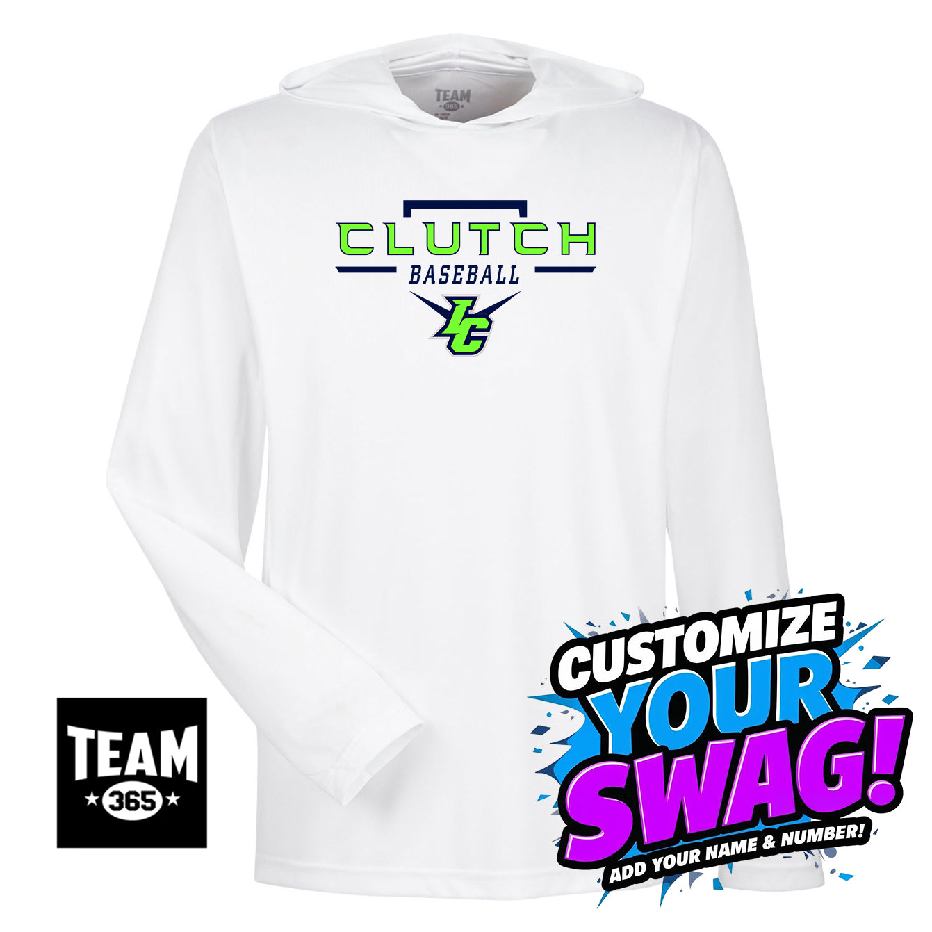 Team 365 Youth & Men's Zone Performance Hoodie - Indy Clutch Baseball