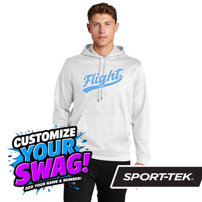 Sport-Tek Sport-Wick Fleece Hooded Pullover F244 - FCF Flight Baseball Blue
