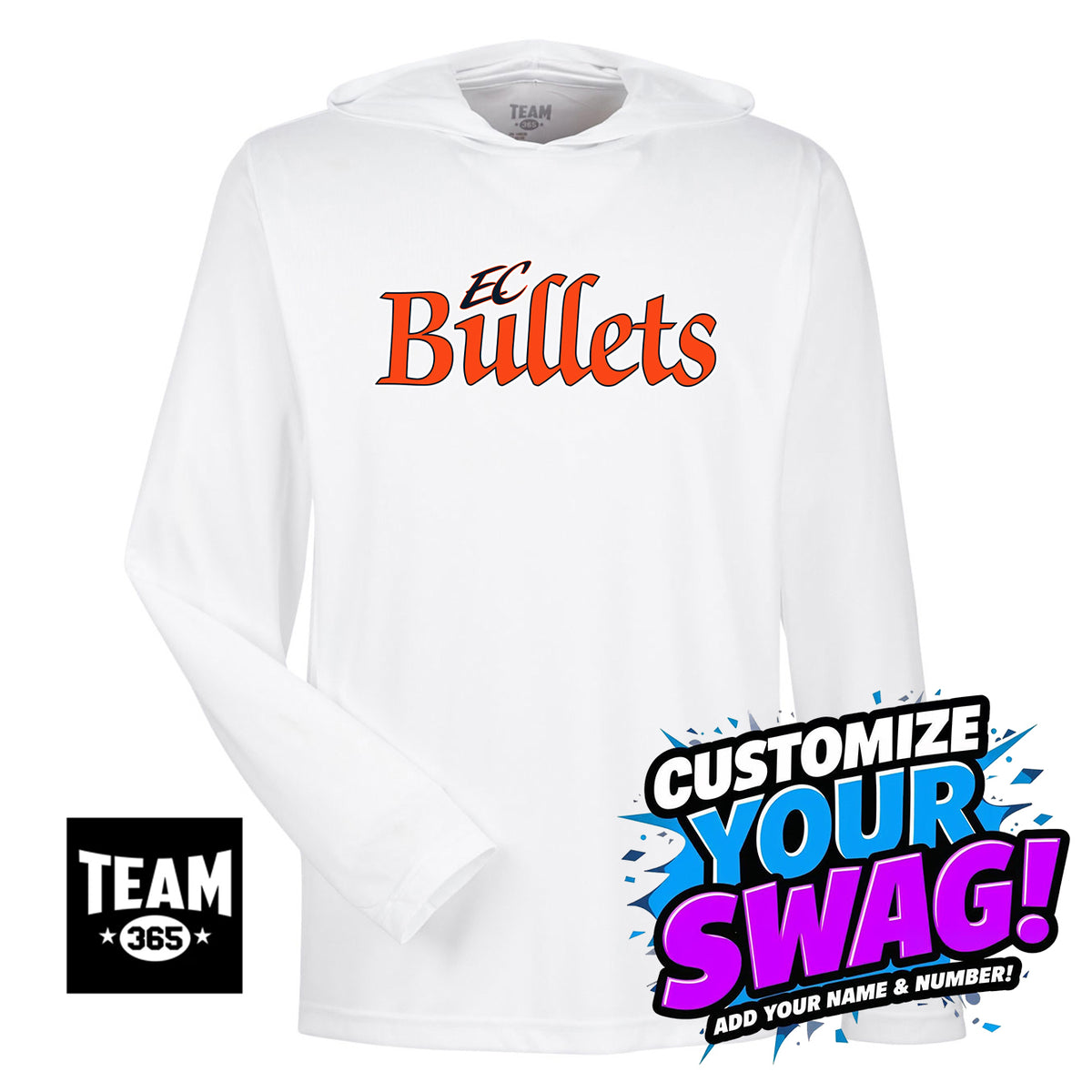 Team 365 Youth & Men's Zone Performance Hoodie - EC Bullets Softball