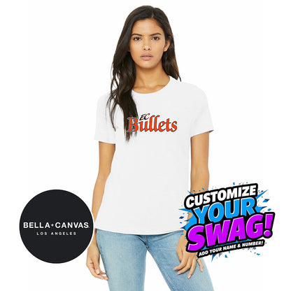 Bella + Canvas B6400 Women's Relaxed Jersey Short-Sleeve T-Shirt - EC Bullets Softball
