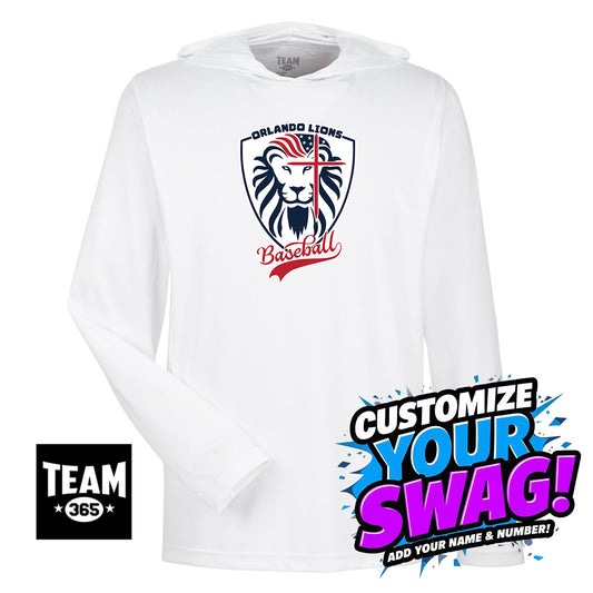 Team 365 Youth & Men's Zone Performance Hoodie - Orlando Lions Baseball
