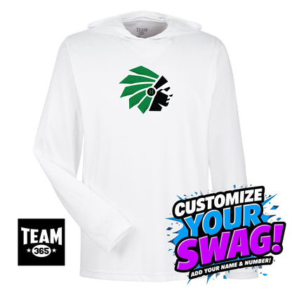 Team 365 Youth & Men's Zone Performance Hoodie - Hopatcong Warriors Football & Cheer