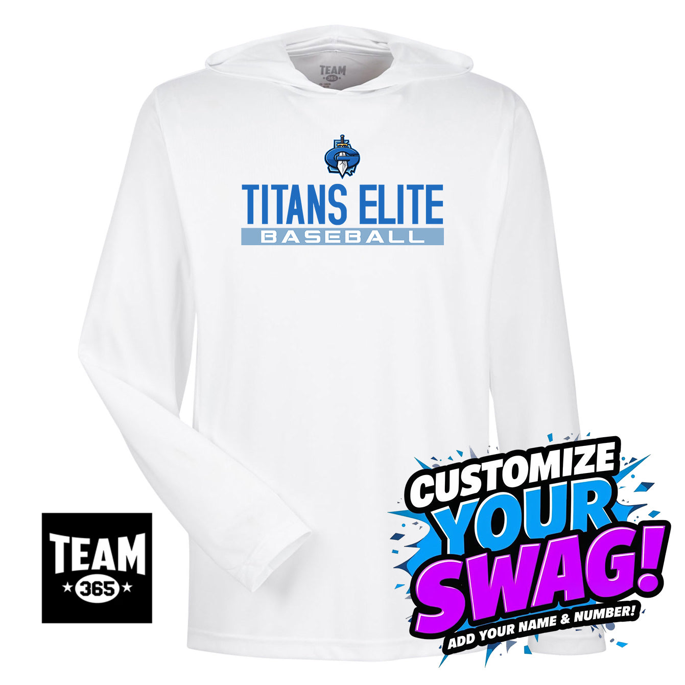 Team 365 Youth & Men's Zone Performance Hoodie - Georgia Titans Elite Baseball