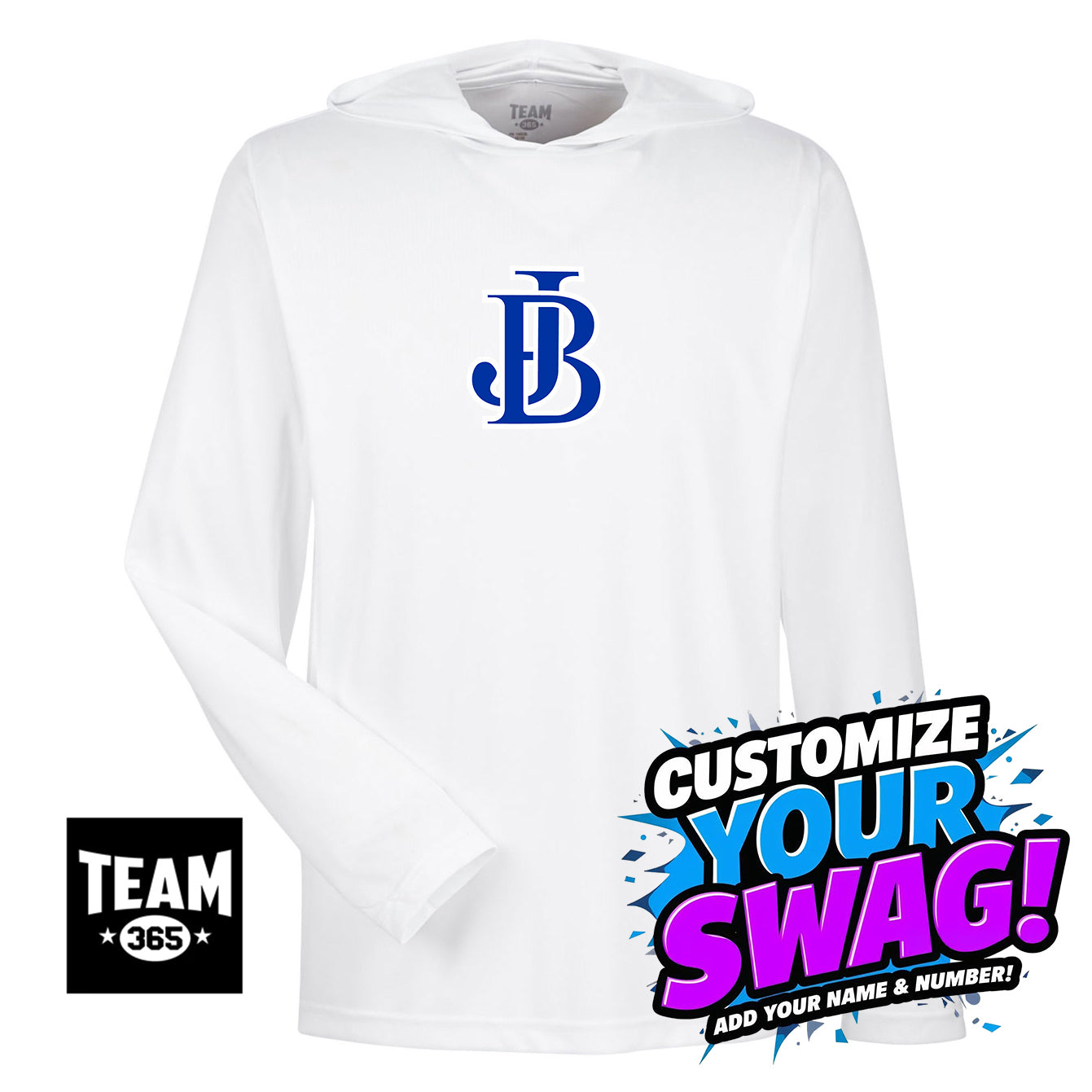 Team 365 Youth & Men's Zone Performance Hoodie - Jax Beach Baseball