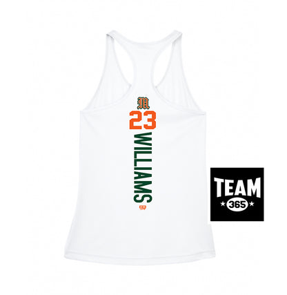 Team 365 TT11WRC Women's Zone Performance Racerback Tank - Miami Metro Dawgz