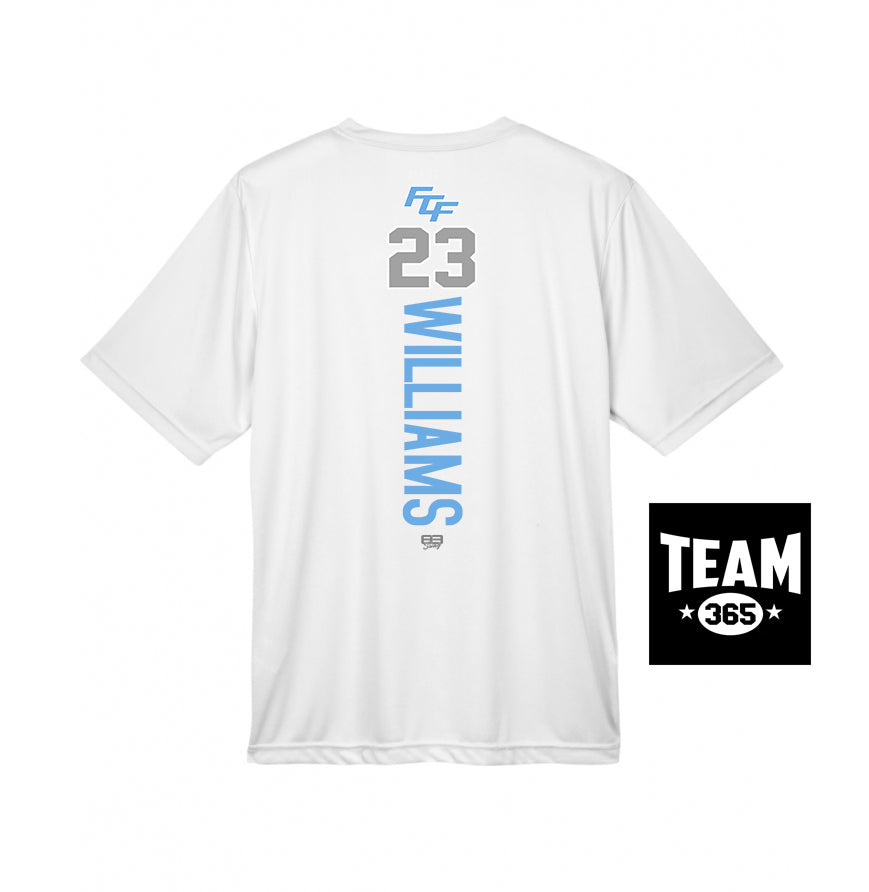 Team 365 Youth & Men's Zone Performance T-Shirt - FCF Flight Baseball Blue