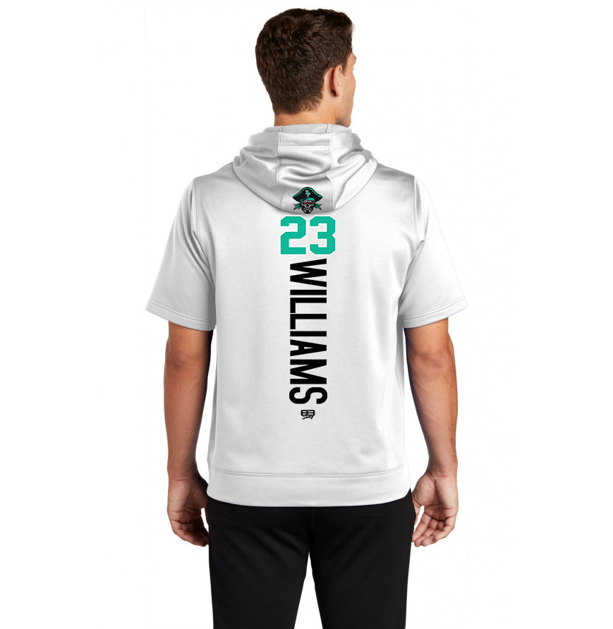 Sport-Tek Sport-Wick Fleece Short Sleeve Hooded Pullover ST251 - South Florida Pirates