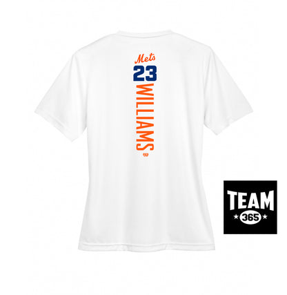 Team 365 TT11W Women's Zone Performance T-Shirt - Florida Mets Baseball