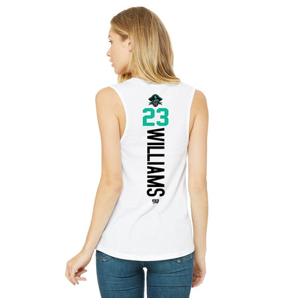 Bella + Canvas B6003 Women's Jersey Muscle Tank - South Florida Pirates