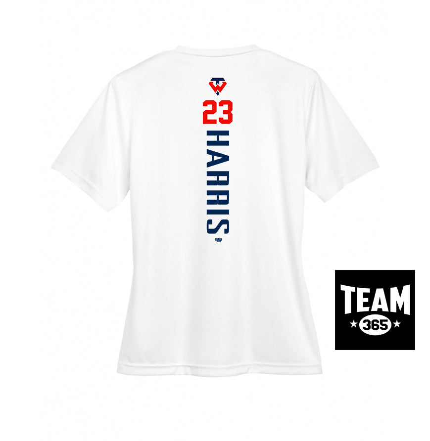 Team 365 TT11W Women's Zone Performance T-Shirt - Tampa Warriors Baseball
