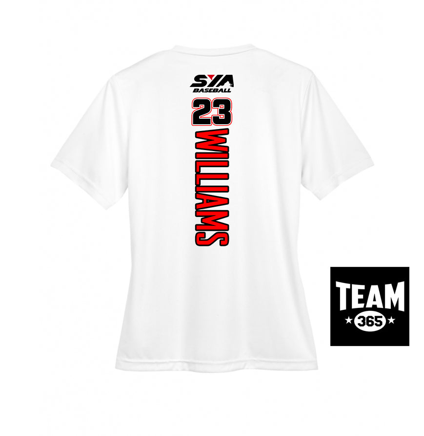 Team 365 TT11W Women's Zone Performance T-Shirt - SYA Baseball