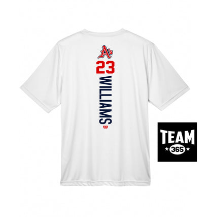 Team 365 Youth & Men's Zone Performance T-Shirt - Little Rock A's Baseball