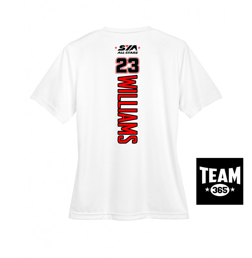 Team 365 TT11W Women's Zone Performance T-Shirt - SYA All-Stars