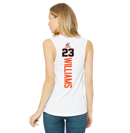Bella + Canvas B6003 Women's Jersey Muscle Tank - EC Bullets Softball