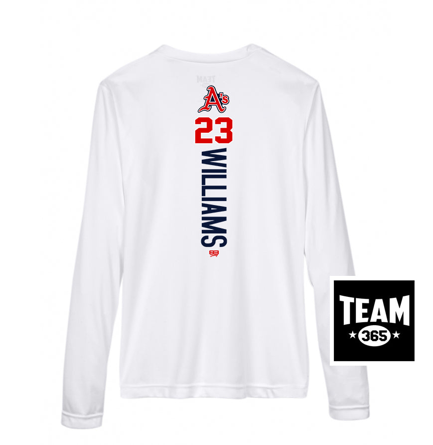 Team 365 TT11WL Women's Zone Performance Long-Sleeve T-Shirt - Little Rock A's Baseball