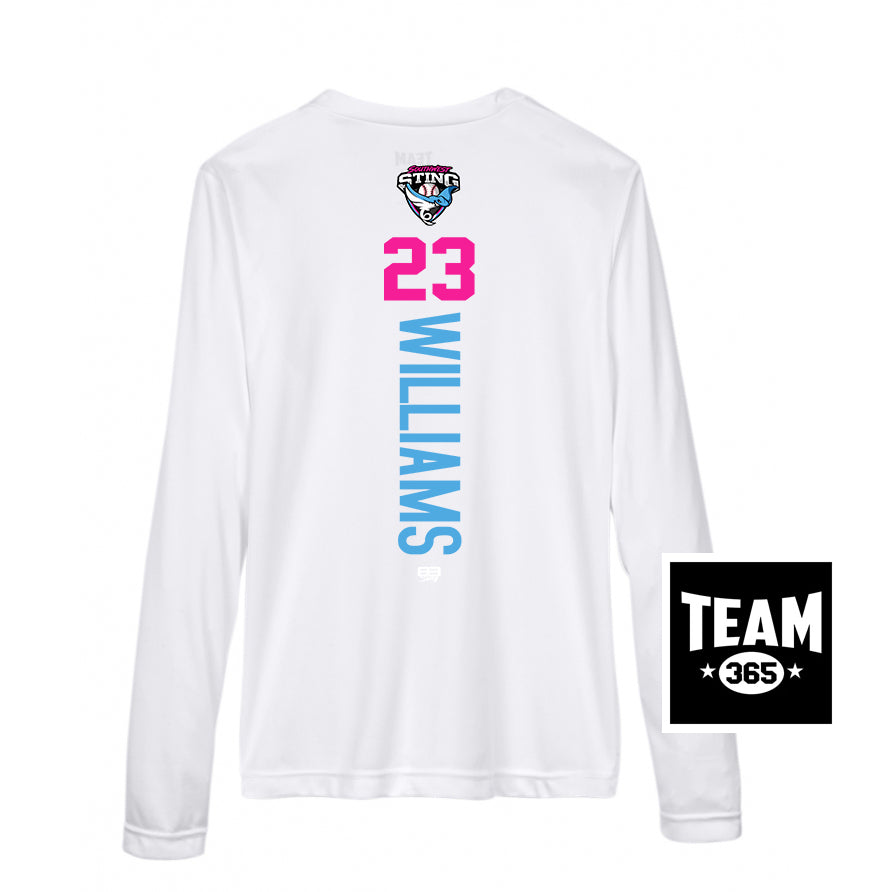 Team 365 TT11WL Women's Zone Performance Long-Sleeve T-Shirt - Southwest Sting Baseball