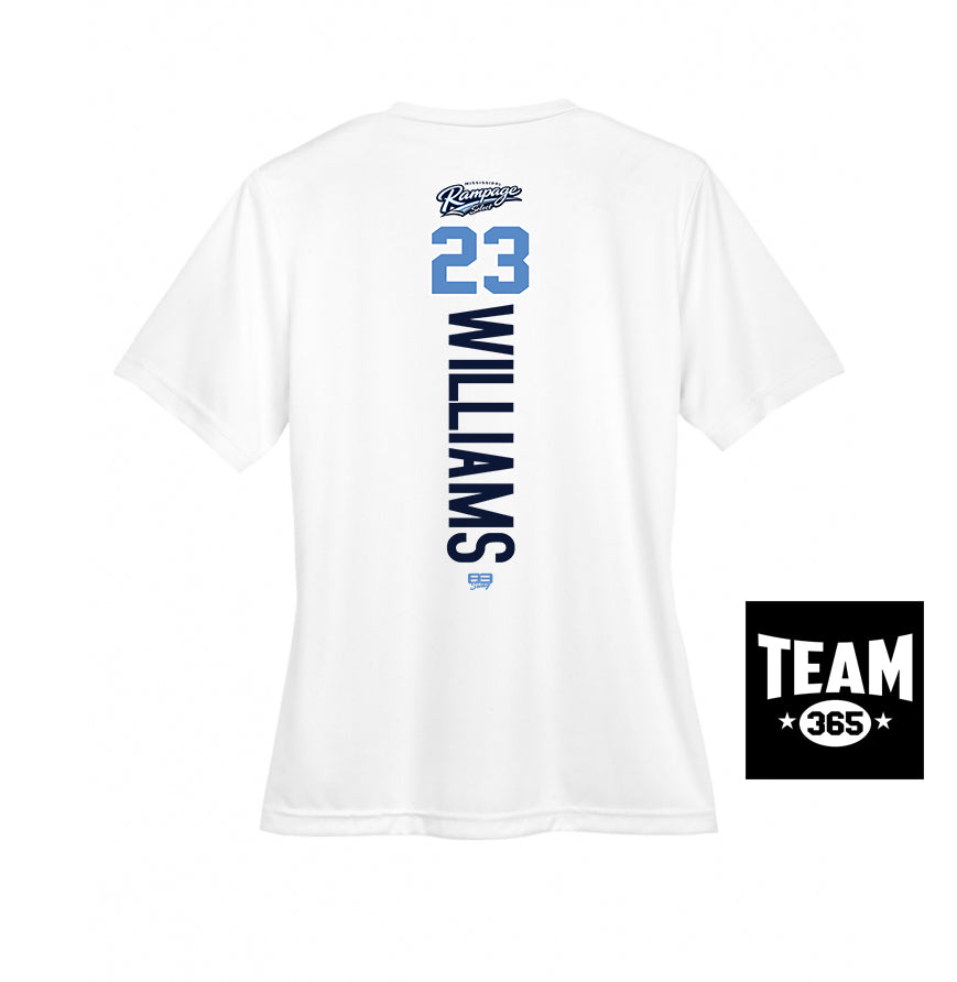 Team 365 TT11W Women's Zone Performance T-Shirt - Mississippi Rampage Select Softball