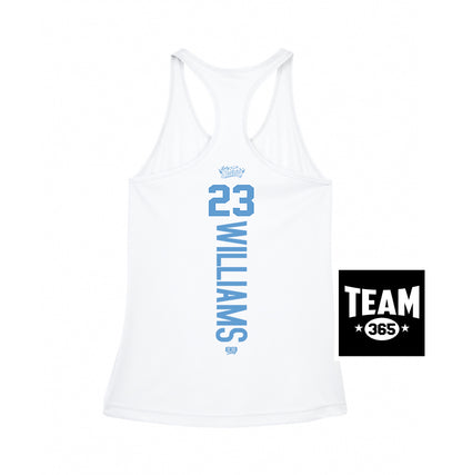 Team 365 TT11WRC Women's Zone Performance Racerback Tank - Lady Saints Softball