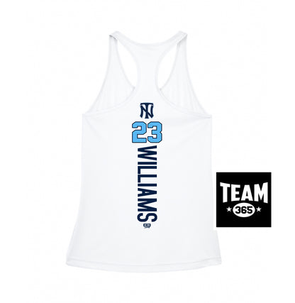 Team 365 TT11WRC Women's Zone Performance Racerback Tank - Top Notch Baseball