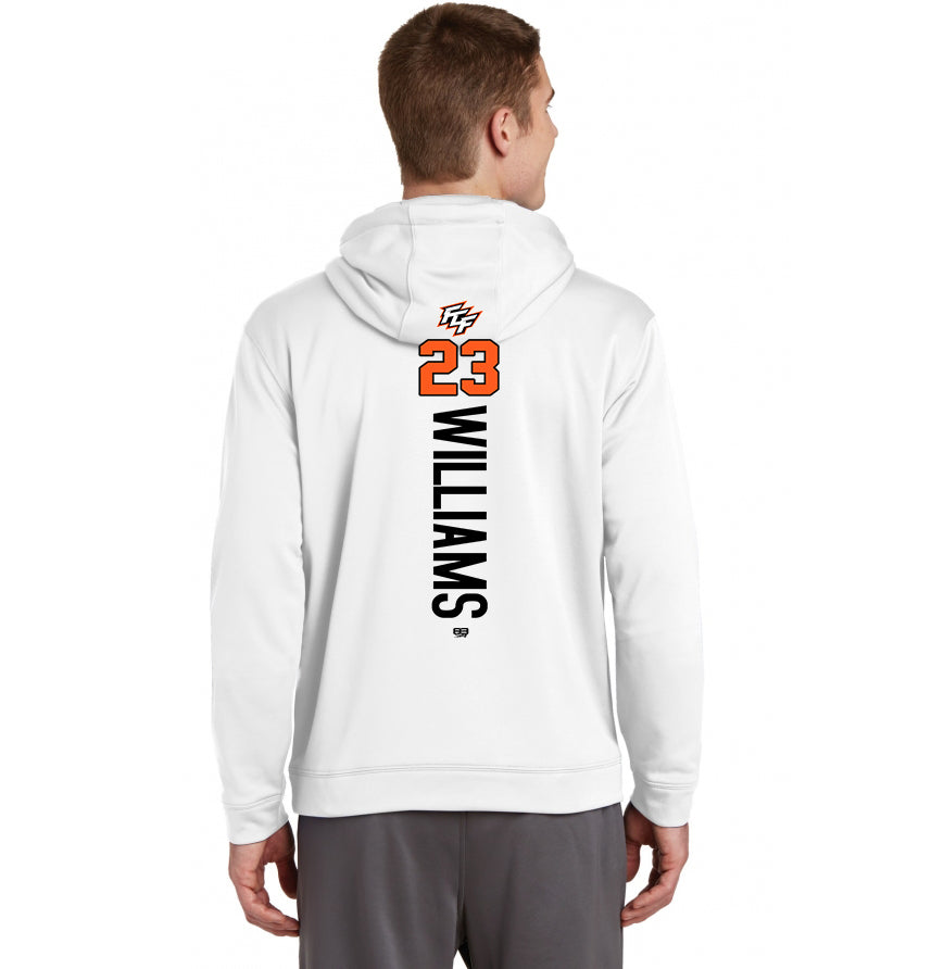 Sport-Tek Sport-Wick Fleece Hooded Pullover F244 - FCF Flight Baseball