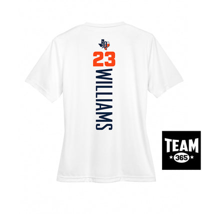 Team 365 TT11W Women's Zone Performance T-Shirt - Dallas Tigers Baseball
