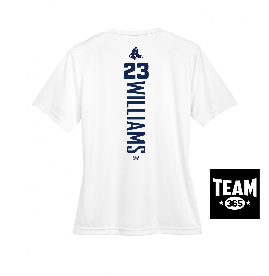 Team 365 TT11W Women's Zone Performance T-Shirt - Blue Sox Baseball