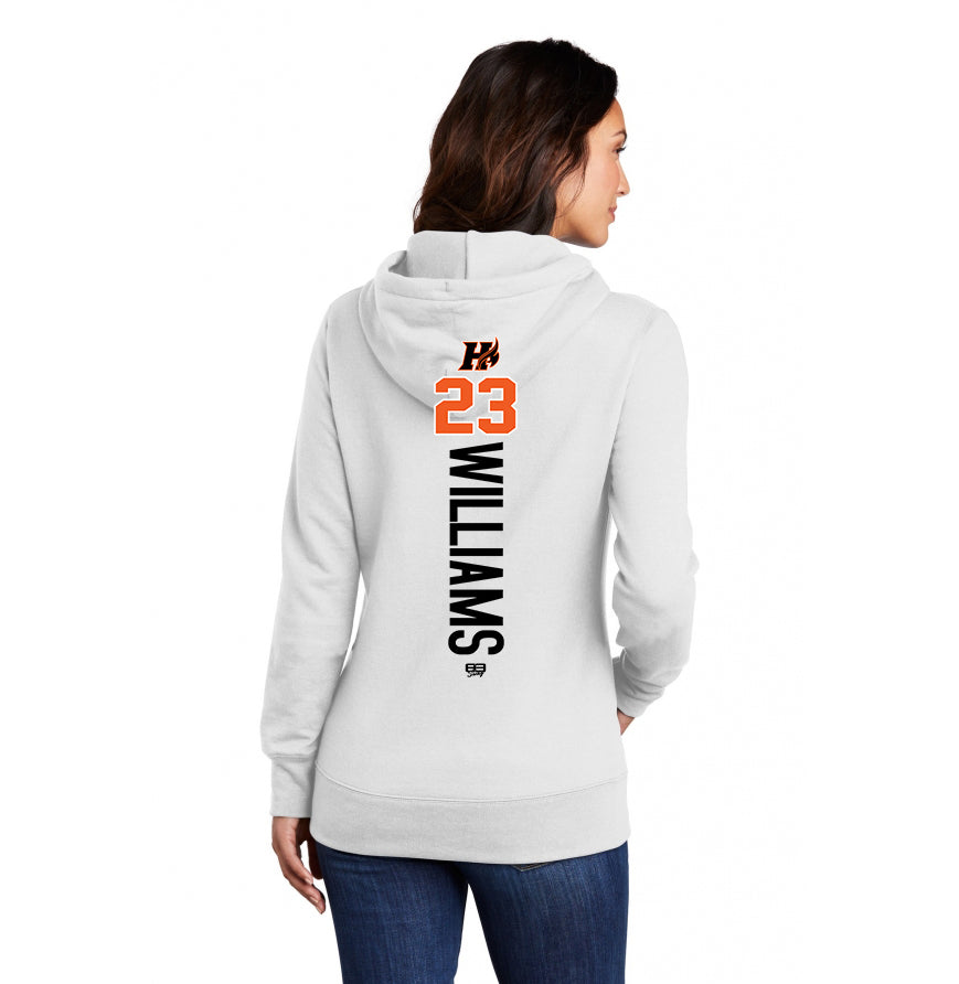 Port & Company Women's Core Fleece Pullover Hooded Sweatshirt LPC78H - Harrisburg Heat Softball
