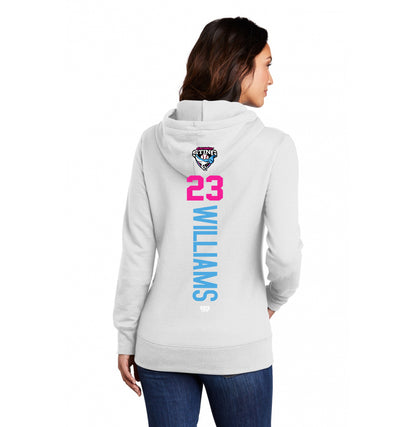 Port & Company Women's Core Fleece Pullover Hooded Sweatshirt LPC78H - Southwest Sting Baseball