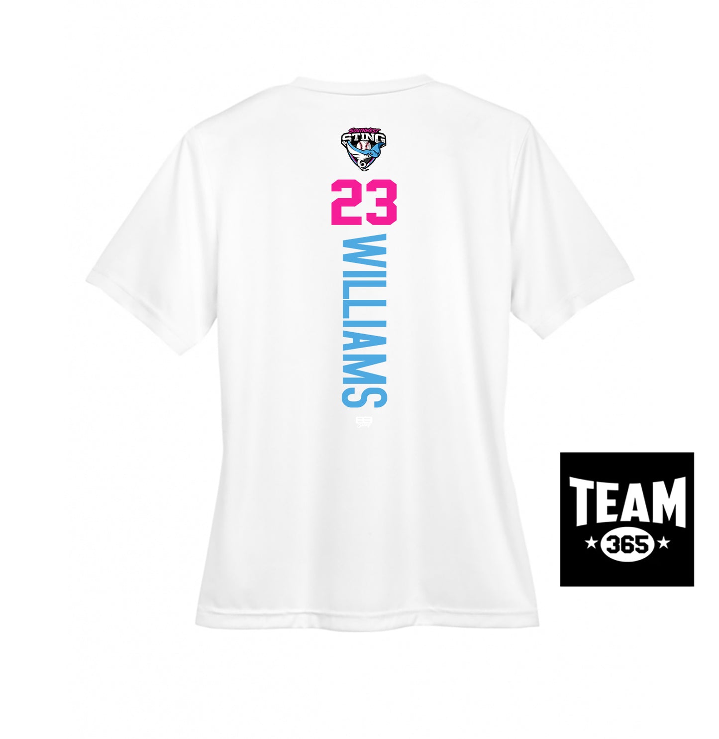 Team 365 TT11W Women's Zone Performance T-Shirt - Southwest Sting Baseball