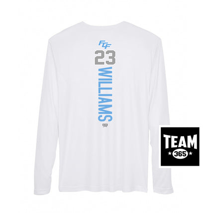 Team 365 Youth & Men's Zone Performance Long-Sleeve T-Shirt - FCF Flight Baseball Blue
