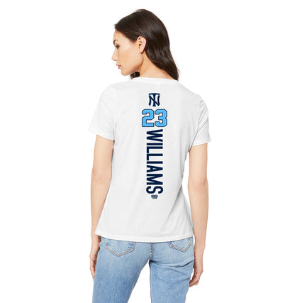 Bella + Canvas 6415 Ladies' Relaxed Triblend V-Neck T-Shirt - Top Notch Baseball