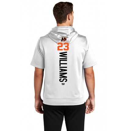 Sport-Tek Sport-Wick Fleece Short Sleeve Hooded Pullover ST251 - Harrisburg Heat Softball