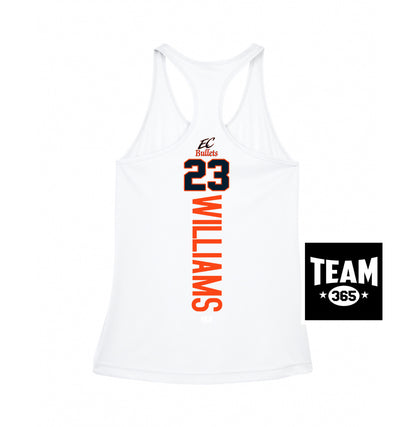 Team 365 TT11WRC Women's Zone Performance Racerback Tank - EC Bullets Softball
