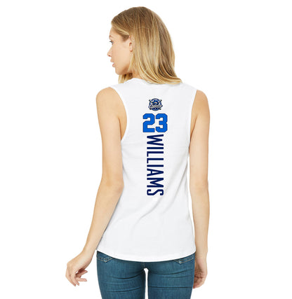 Bella + Canvas B6003 Women's Jersey Muscle Tank - LBK Outlaws Baseball