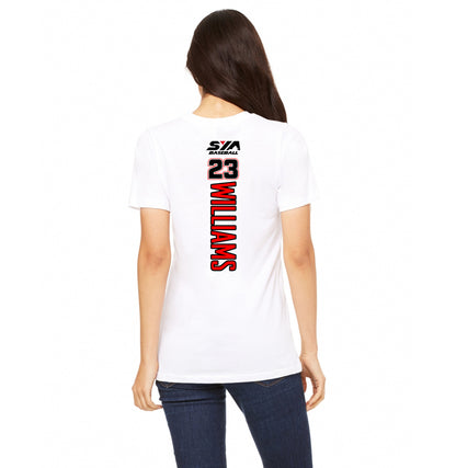 Bella + Canvas B6400 Women's Relaxed Jersey Short-Sleeve T-Shirt - SYA Baseball