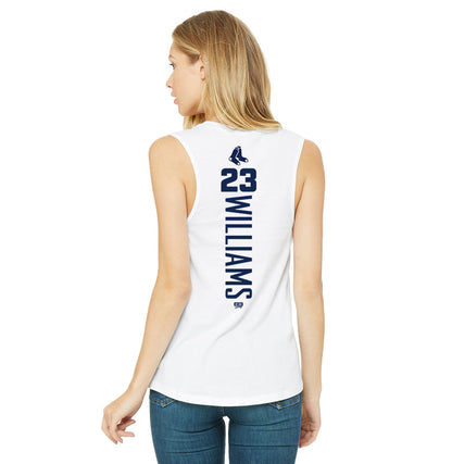 Bella + Canvas B6003 Women's Jersey Muscle Tank - Blue Sox Baseball