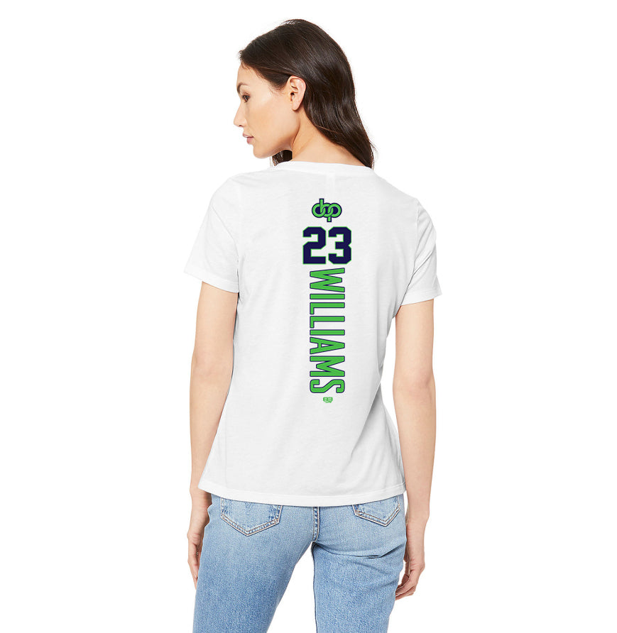 Bella + Canvas 6415 Ladies' Relaxed Triblend V-Neck T-Shirt - OBP - War Hogs