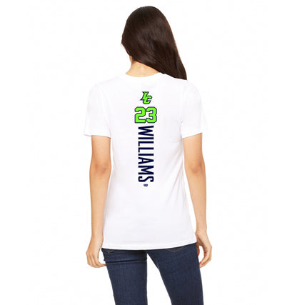 Bella + Canvas B6400 Women's Relaxed Jersey Short-Sleeve T-Shirt - Indy Clutch Baseball