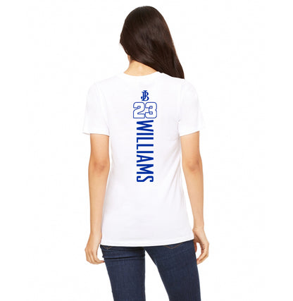 Bella + Canvas B6400 Women's Relaxed Jersey Short-Sleeve T-Shirt - Jax Beach Baseball